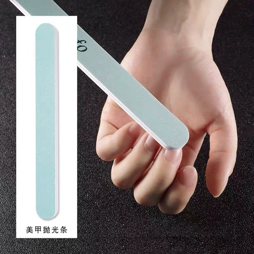 Двусторонний поролоновый вощеный супер яркий ткань для полировки для ногтей для маникюра