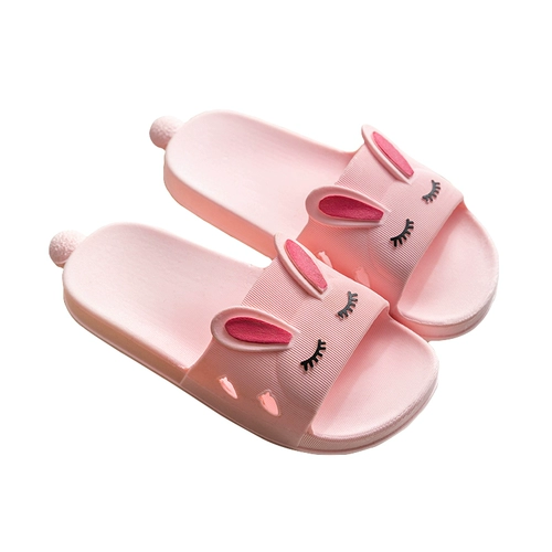 Детские нескользящие тапочки для мальчиков, мультяшные милые слайдеры, мягкая подошва