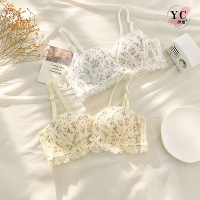 taobao agent Yiche 3174 Underwear Female Gathering a small breast without steel ring pure desire tube top, a bra, small breasts showing big thick bra