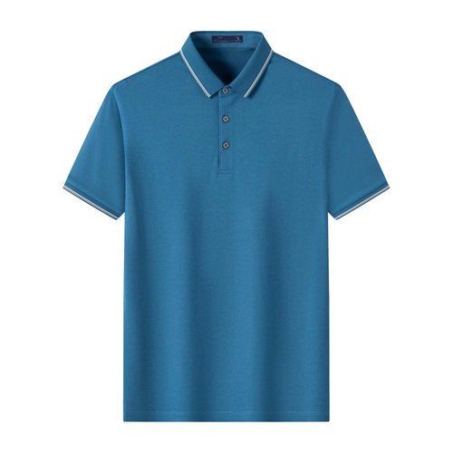 袋鼠 Летняя одежда, мужская хлопковая дышащая приятная телу летняя футболка с коротким рукавом, для мужчины среднего возраста