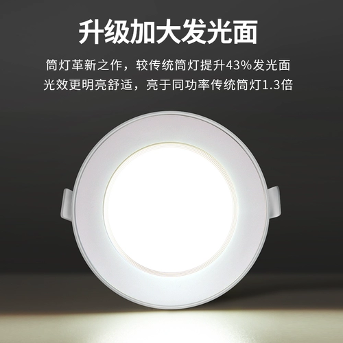 Светодиодный потолочный светильник, потолочное круглое точечное освещение для гостиной, кухня для коридора, три цвета