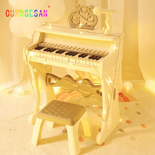 Игрушка, музыкальный детский синтезатор подходит для мужчин и женщин, подарок на день рождения, обучение, 3-6 лет