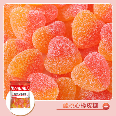宝奴咪软糖酸砂彩虫小熊qq糖