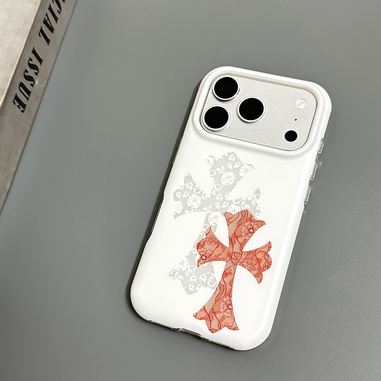 Lace Cross Gothic Floral iPhone Case