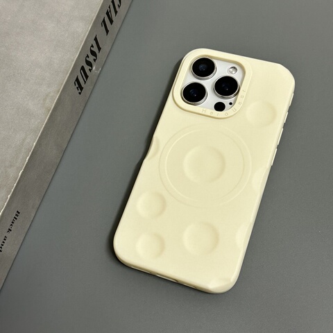 HeroBear Dark Red Grey Meteorite Patterned 3D Bumpy iPhone Case