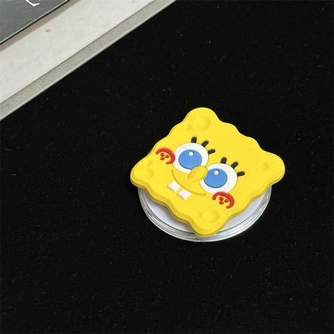 Spongebob Accessories – Universal MagSafe Telescopic Hand Grip Kickstand Plus/Pro/Max – 16, 15, 14, 13, 12 iPhone Case