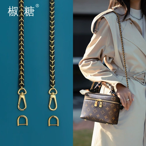 Маленькая косметичка, металлическая цепь, сумка через плечо, бретели, аксессуар