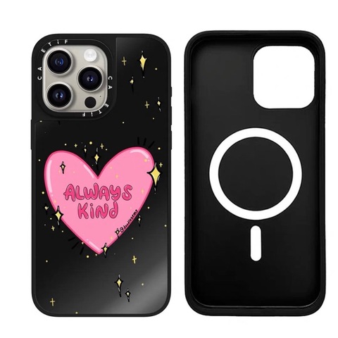 Girls Kind Hearts Illustration Plus/Pro/Max – 16, 15, 14, 13, 12 iPhone Case