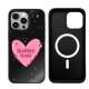 Girls Phone Cases Covers Kind Hearts Illustration Plus/Pro/Max – iPhone 16, iPhone 15, iPhone 14, iPhone 13, iPhone 12,