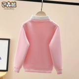 Свитер, термобелье, флисовый пуховик, детский бархатный зимний приятный телу комплект, в западном стиле