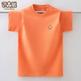 Белая футболка с коротким рукавом для мальчиков, хлопковая летняя одежда, летний комплект, подходит для подростков, в западном стиле