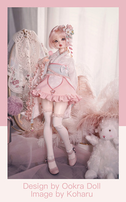 taobao agent [OOKRA Sales Show] Sakura Fairy MSD MDD four -point baby clothes BJD and wind skirt card