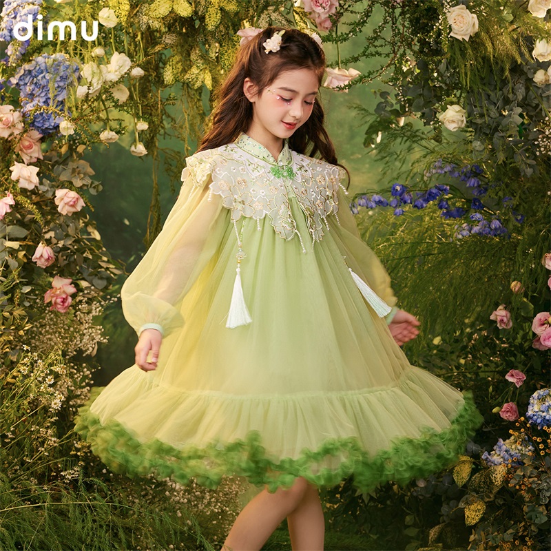dimu 笛牧 女童连衣裙/套装/外套/长裤/羽绒服 双重优惠折后￥28起包邮 110~160cm多款可选