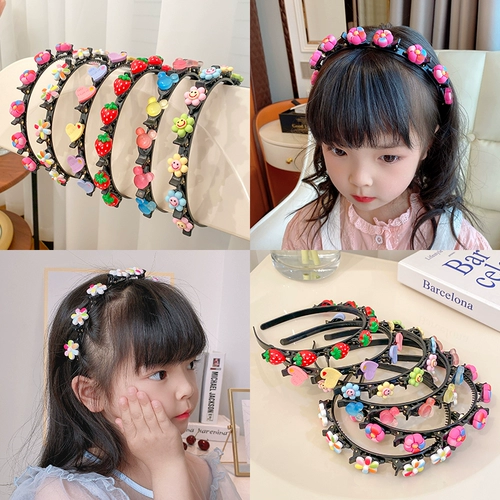 Детский ободок, аксессуар для волос, детская заколка для волос, безвредные милые шпильки для волос, Южная Корея