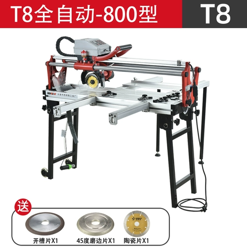 Крупная многофункциональная электрическая настольная режущая машина полная автоматическая плитка плитка плитка разрезание 45 градусов.