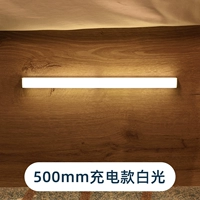 Рафинированное алюминиевое серебро [1 установка] [500 мм белый свет] Индукция+магнитная всасывание+линия USB