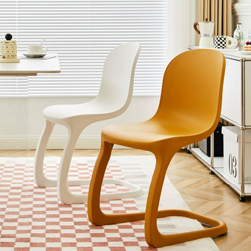 Белый современный дизайнерский пластиковый стульчик для кормления для домашнего использования, популярно в интернете