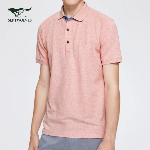 Septwolves, летняя футболка с коротким рукавом, хлопковая футболка polo, 2020