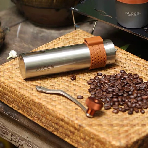 Любовь приземляется ротационная кофейная фасоль ручной машины, ручная из нержавеющая сталь, керамика, ядро ​​сделано