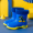 Dinosaur rain shoes with blue velvet detachable