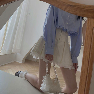 taobao agent Japanese soft fresh spring summer pleated skirt, mini-skirt, high waist, suitable for teen