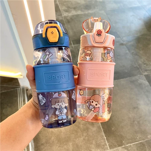 Высококачественная милая портативная вместительная и большая летняя трубочка со стаканом подходит для мужчин и женщин для школьников, популярно в интернете