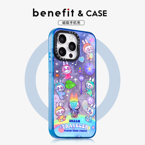 Labubu Dream Traveler Cute Pro/Plus/Max/Air – 17, 16, 15, 14, 13 iPhone Case