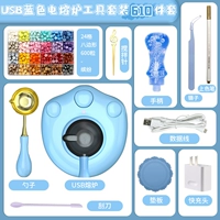 Пятая генерация Blue Cat Paw USB Электрическая печь набор +6 -peece Set +24 -Color Macaron