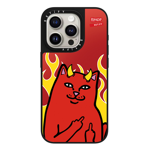 Ripndip Lord Nermal Devil Cat Alien iPhone Case