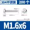 may do kim loai Đen 304 thép không gỉ đầu tròn Vít tự tháo đầu Pan chéo kéo dài vít gỗ M3M3.5M4M5 may do kim Vật liệu thép