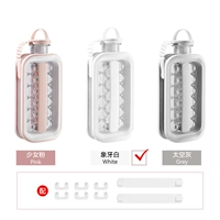 Модернизировал мяч из слоновой кости белой 17 сетки [прозрачный хоккейный горшок с шайбой]