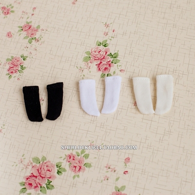 taobao agent 短 Pure color cotton socks short socks｝ 8 points bjd.lati.blythe small cloth azone peach dal