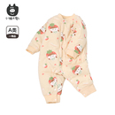 小猪大卫宝宝夹棉连体爬服