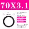 phớt dầu Ống thủy lực gioăng cao su vòng chữ o chịu áp lực cao Đường kính ngoài 0 vòng 19 vòng đệm kín đường kính ngoài gioăng đồng hồ đo nhiệt độ cao gioang chi Gioăng, phớt thủy lực