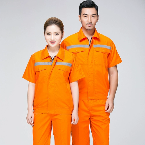 Короткая рабочая одежда набор рабочей одежды мужская летняя фабричная мастерская фабрика Фабрика одежды