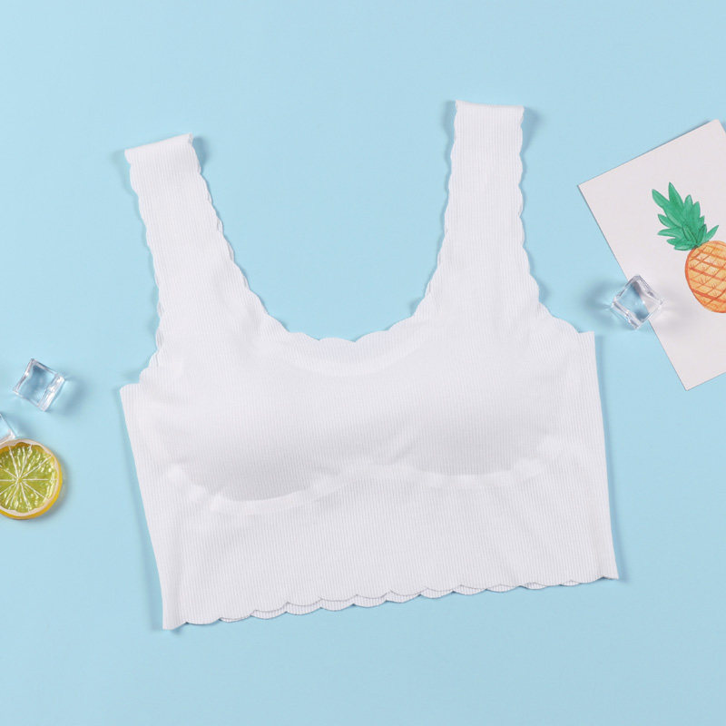 Girls underwear development period primary school students summer girl bra 13-year-old children seamless vest junior high school students thin 10