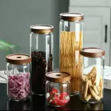 Акация стеклянный хранение, Разное зерновое кофейное бобов с высоким борозильным стеклянным чайным чай