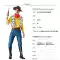 Trang phục hóa trang Halloween Toy Story Woody nam nữ đảng giai đoạn cos hóa trang cosplay 