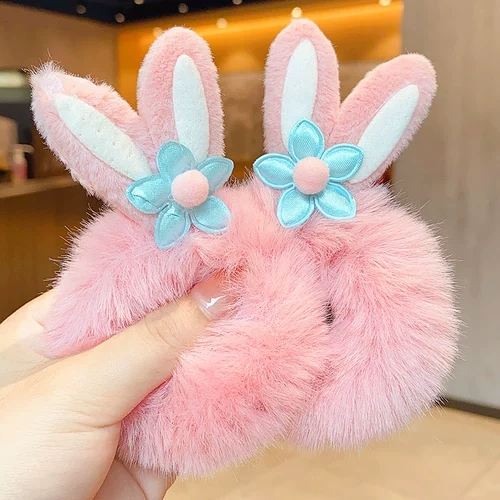 Детская милая резинка для волос, аксессуар для волос, в корейском стиле, в цветочек