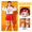 White long sleeved+red short skirt (with free headband and socks)