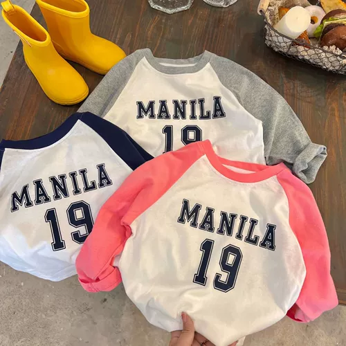 Осенний хлопковый спортивный детский лонгслив подходит для мужчин и женщин, футболка, в западном стиле