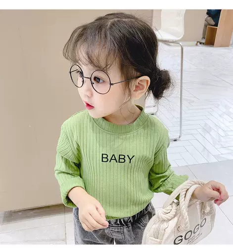 Осенний детский лонгслив, хлопковая приятная телу осенняя футболка для девочек, 2020