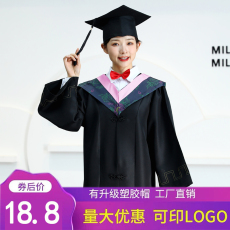 Школьная форма 学士服大学生男女毕业照服装礼服高中毕业服文科博士服学院风帽子