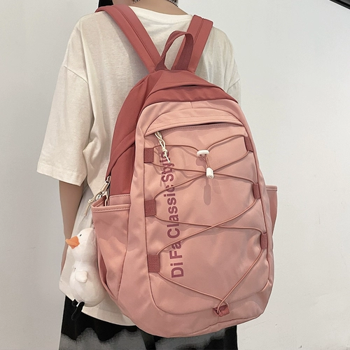 Tide, ранец, сумка через плечо, японский ретро вместительный и большой рюкзак, подходит для подростков, подходит для студента, в корейском стиле, для средней школы