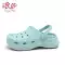 Langsha Croc Giày Nữ Chống Trơn Trượt Tăng Slip-on Sandals Dép Đi Biển Áo Khoác Ngoài Phẫu Thuật Y Tá Dép Nữ 