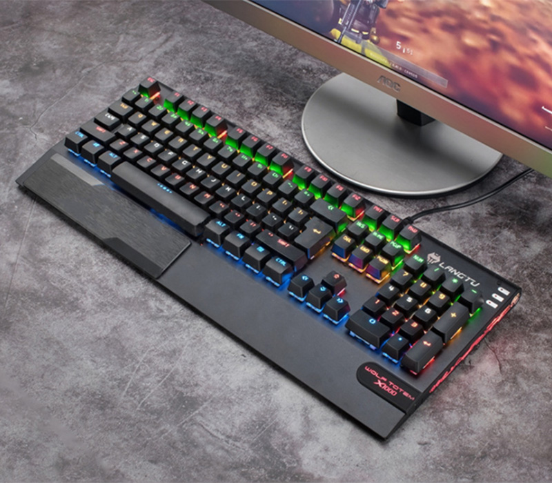 K1000KeyboardBlackMechanical   Gaming   Key board   , Gamer   Mouse     With   PC   Gaming   Hea