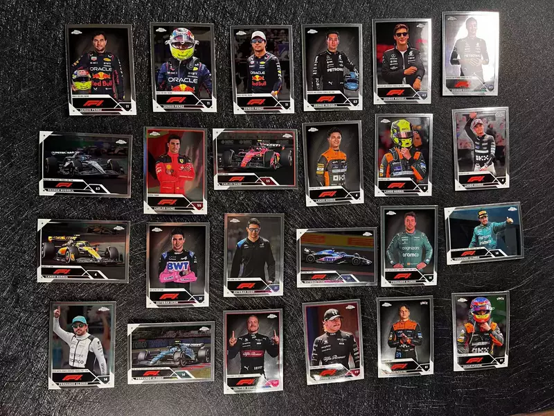 Карточка TOPPS Chrome F1 Racing 2023 BASE Коллекция 1 Пиастерлоно