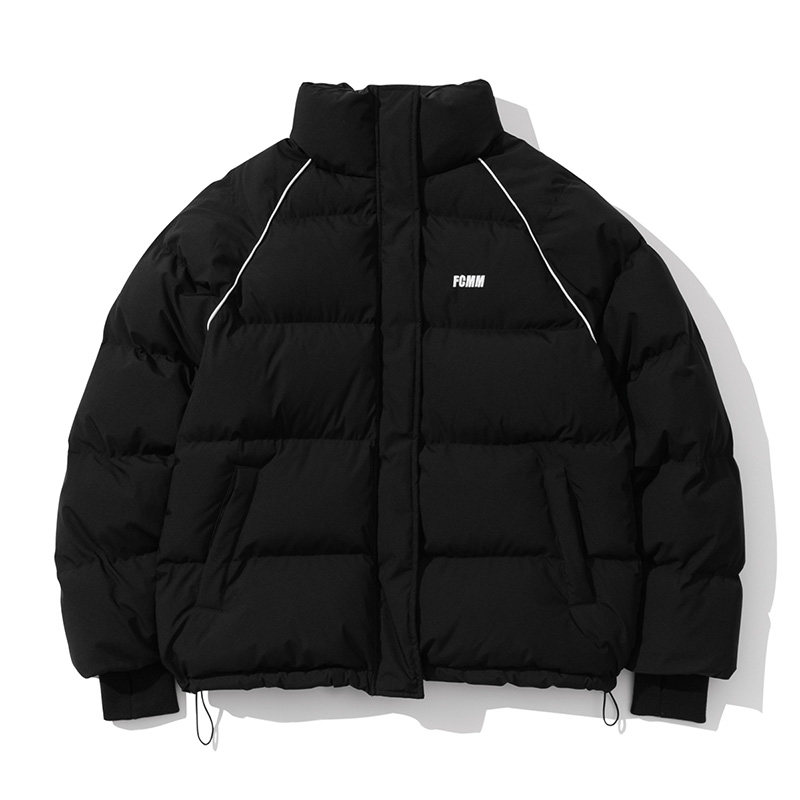 fcmm棉服女短款冬装灰色棉袄面包服白色袄子黑色潮牌非羽绒服外套