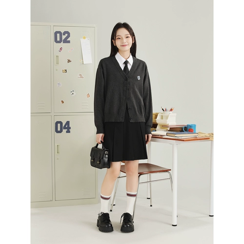 DESSUU Трикотажная осенняя куртка, кардиган для отдыха, свитер