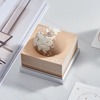 Желтый акриловый календарь, 2024 года